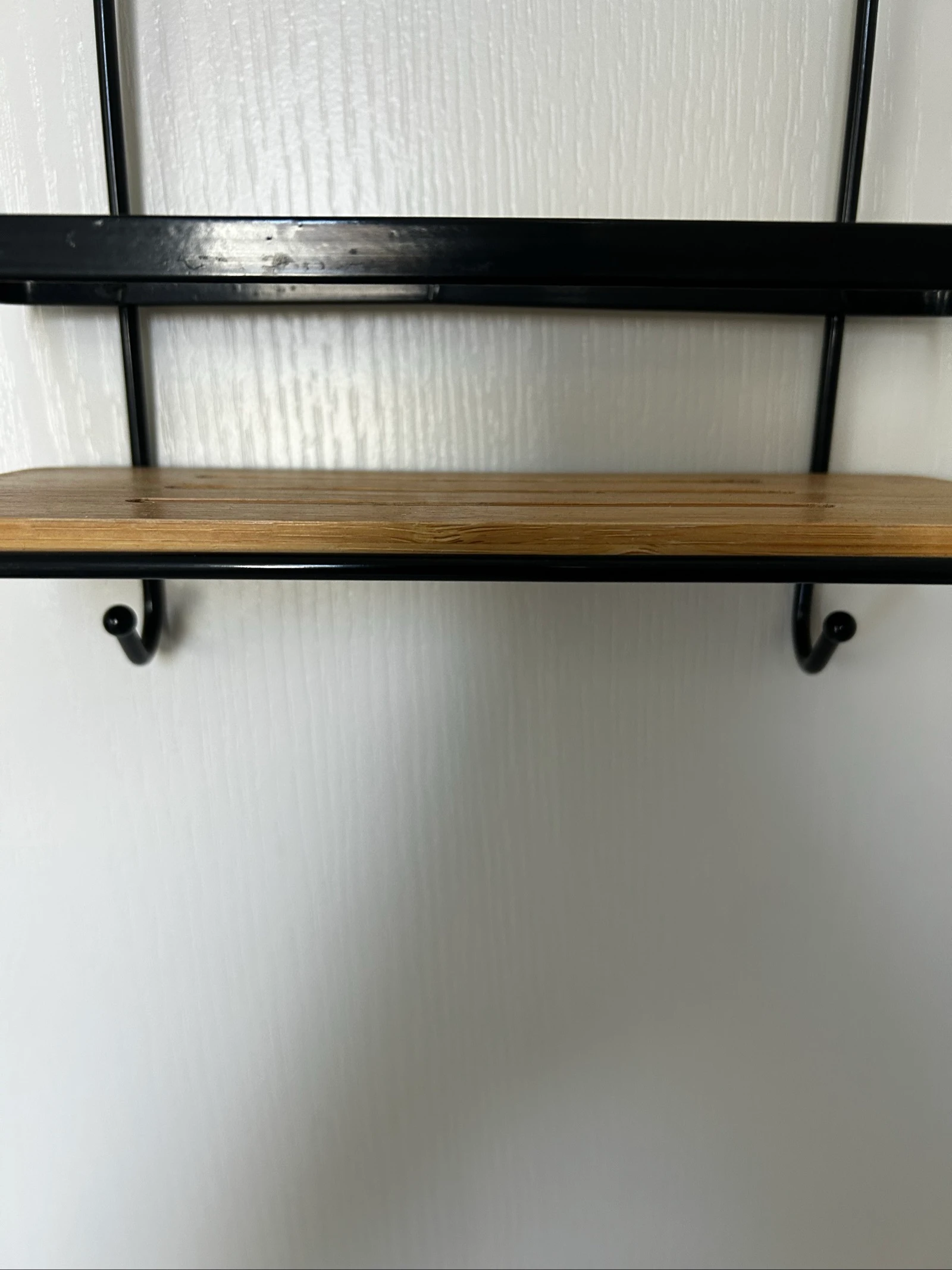 Estante colgante de metal y bambú Maisons du Monde💕 – photo 4